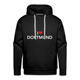 Hoodie "I Love Dortmund" - black