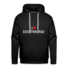 Hoodie "I Love Dortmund" - black
