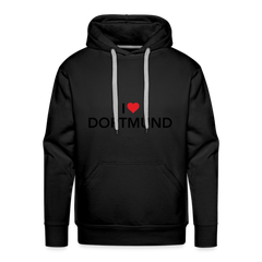 Hoodie "I Love Dortmund" Bright Edition - black