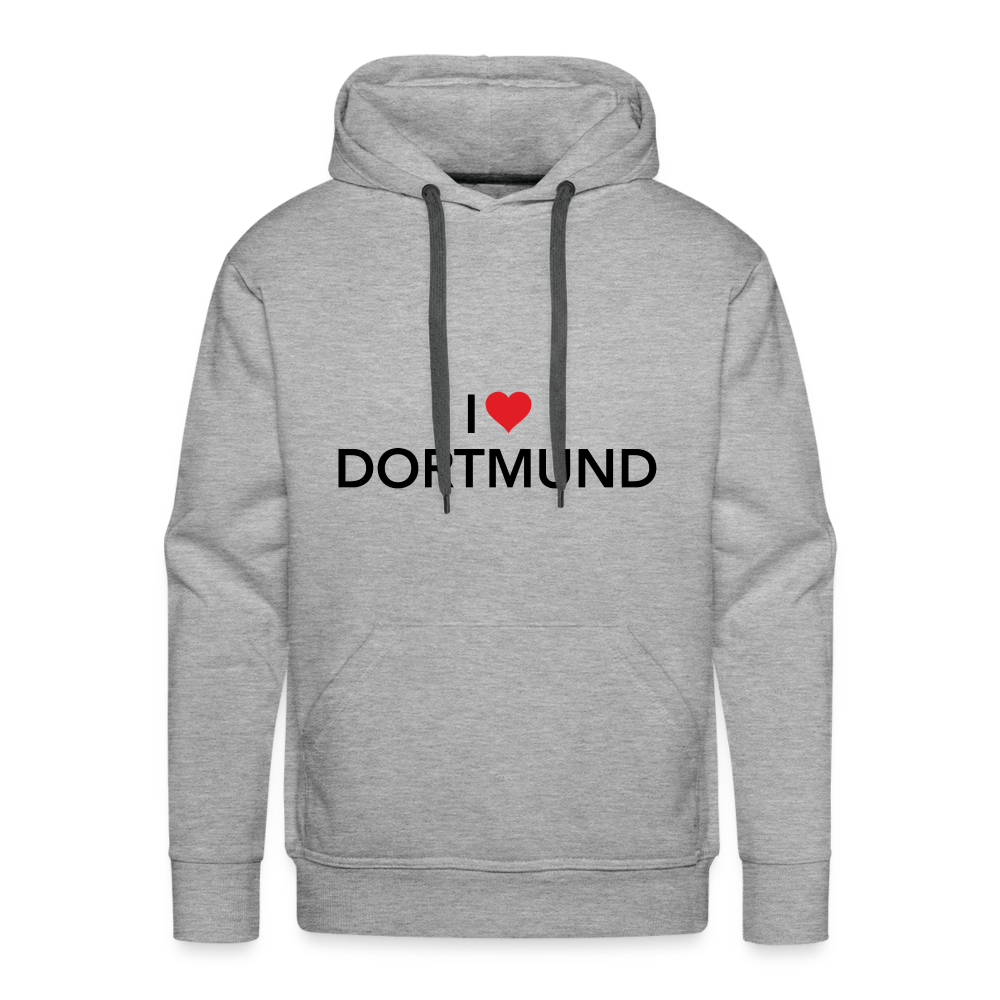 Hoodie "I Love Dortmund" Bright Edition - heather grey