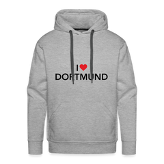 Hoodie "I Love Dortmund" Bright Edition - heather grey