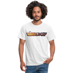 T-Shirt Düsseldorf "Skyline Sunset" - white