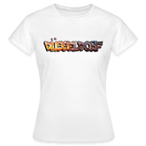 T-Shirt Ladies Düsseldorf "Skyline Sunset" - white