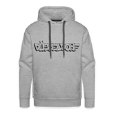 Hoodie Düsseldorf "Graffiti" Dark Edition - heather grey