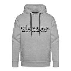 Hoodie Düsseldorf "Graffiti" Dark Edition - heather grey