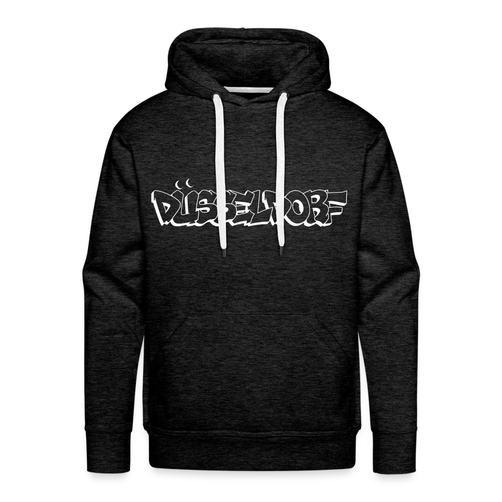 Hoodie Düsseldorf "Graffiti" Bright Edition - charcoal grey