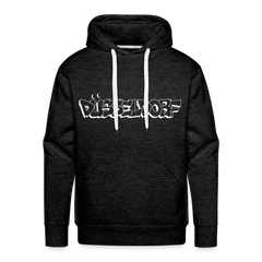 Hoodie Düsseldorf "Graffiti" Bright Edition - charcoal grey