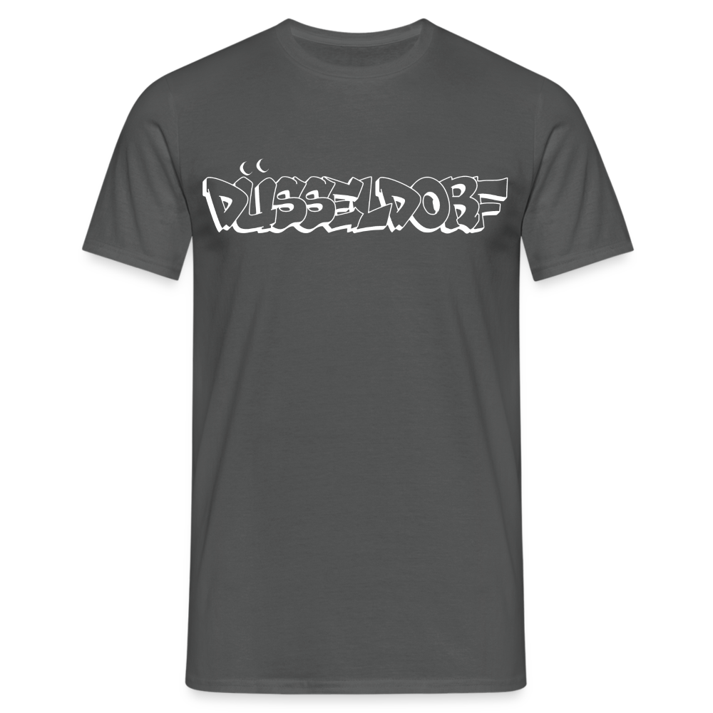 T-Shirt Düsseldorf "Graffiti" Bright Edition - charcoal grey