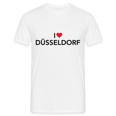 T-Shirt "I Love Düsseldorf" - white