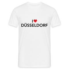 T-Shirt "I Love Düsseldorf" - white