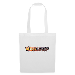 Tote Bag Düsseldorf "Skyline Sunset" - white