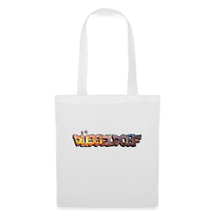 Tote Bag Düsseldorf "Skyline Sunset" - white