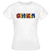 T-Shirt Ladies "Graffiti" Wappen Schwelm - white