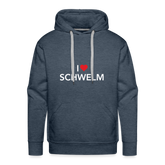 Hoodie I Love Schwelm - heather denim