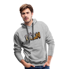Hoodie Köln "Skyline Sunset" - heather grey