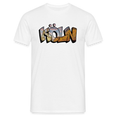 T-Shirt Köln "Skyline Sunset" - white