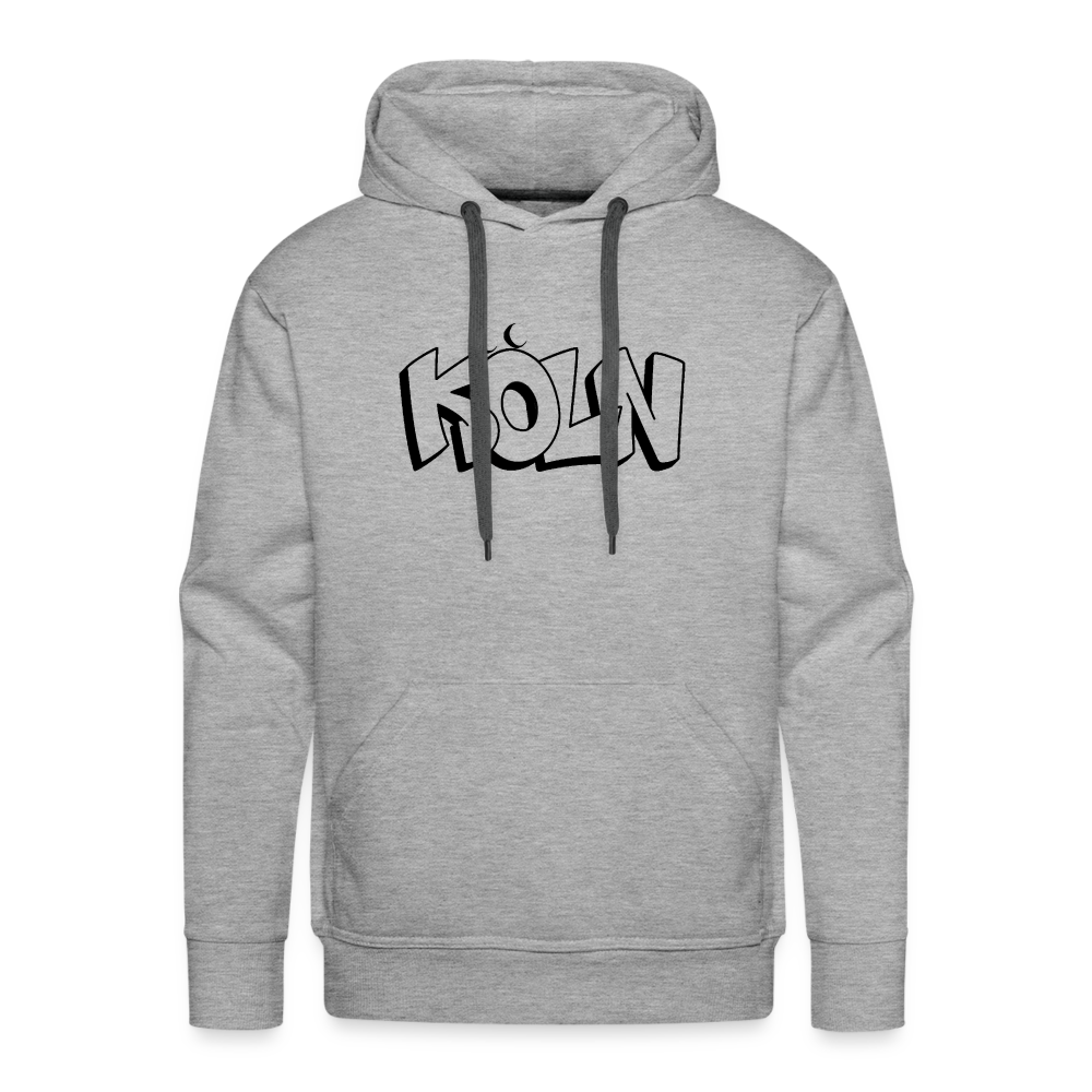 Hoodie Köln "Graffiti" Dark Edition - heather grey