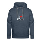 Hoodie "I Love Köln" Bright Edition - heather denim