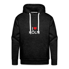 Hoodie "I Love Köln" Bright Edition - charcoal grey
