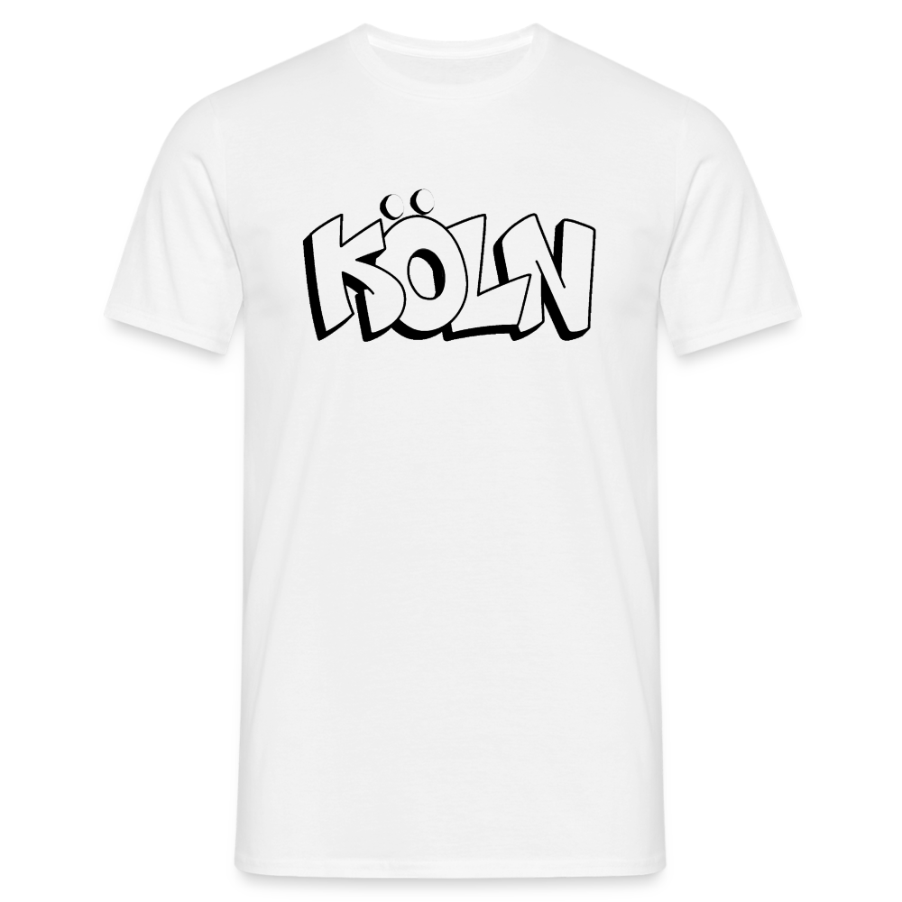 T-Shirt Köln "Graffiti" - white