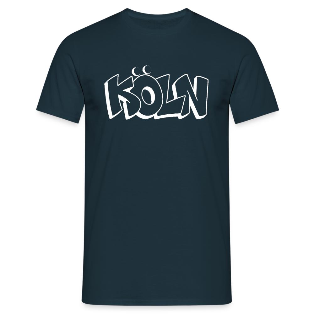 T-Shirt Köln "Graffiti" Bright Edition - navy