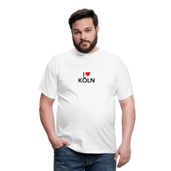 T-Shirt "I Love Köln" - white