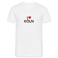 T-Shirt "I Love Köln" - white