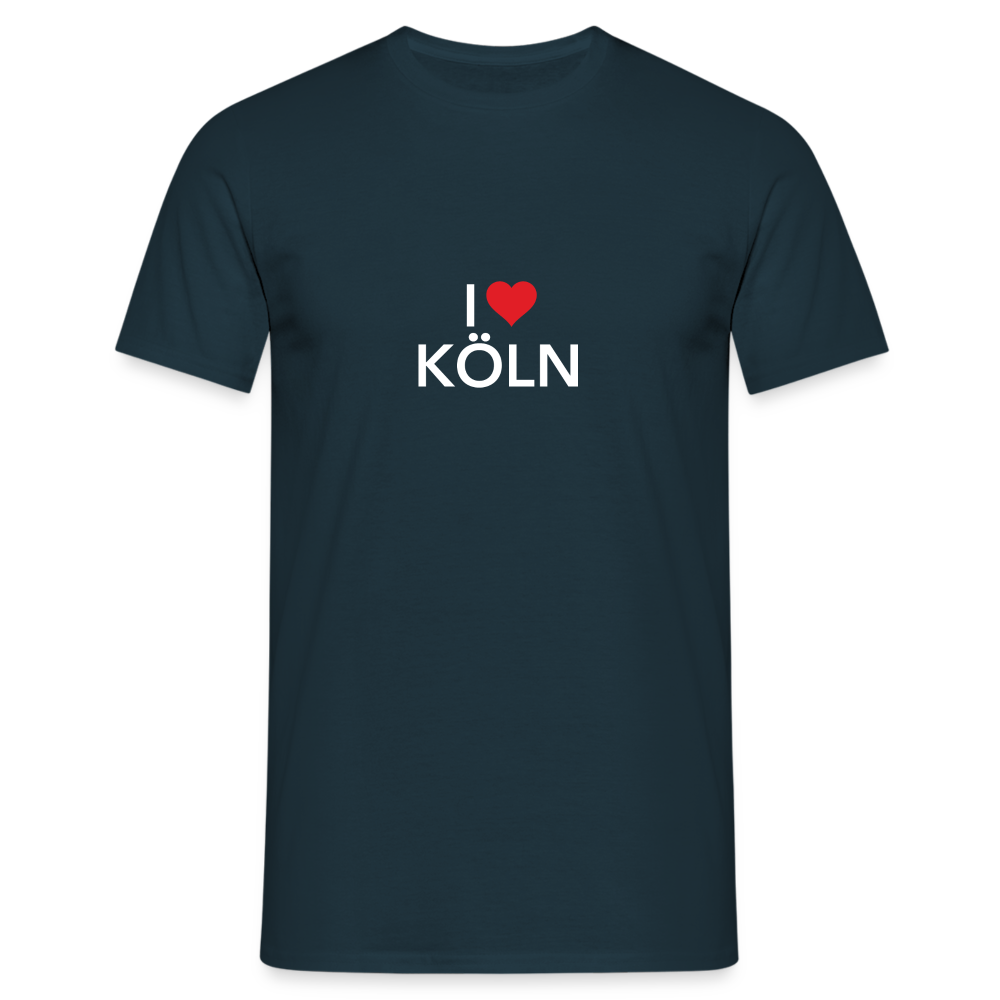 T-Shirt "I Love Köln" Bright Edition - navy