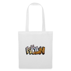 Tote Bag Köln "Skyline Sunset" - white