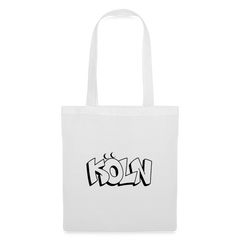 Tote Bag Köln "Graffiti" - white