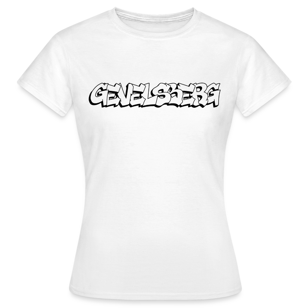 T-Shirt Ladies Gevelsberg "Graffiti" - white