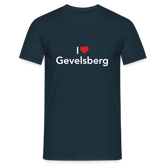T-Shirt "I Love Gevelsberg" Bright Edition - navy
