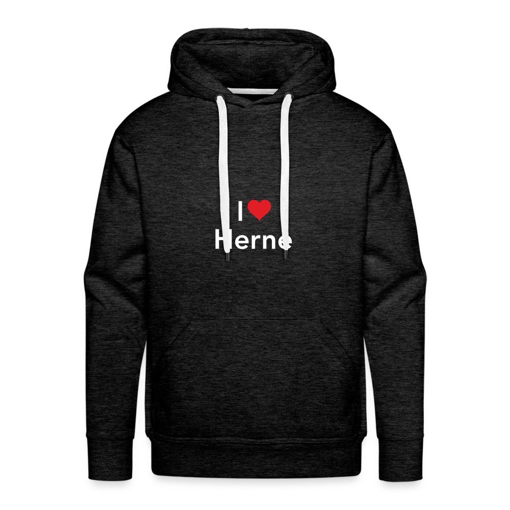 Hoodie "I Love Herne" Bright Edition - charcoal grey