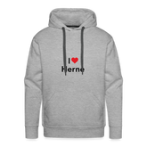 Hoodie "I Love Herne" Dark Edition - heather grey