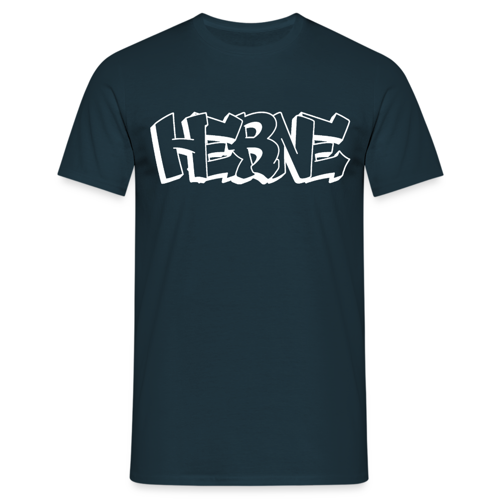 T-Shirt Herne "Graffiti" Bright Edition - navy