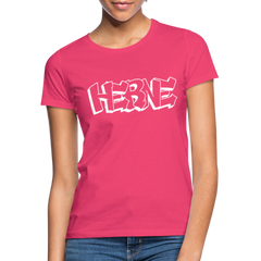 T-Shirt Ladies Herne "Graffiti" Bright Edition - azalea