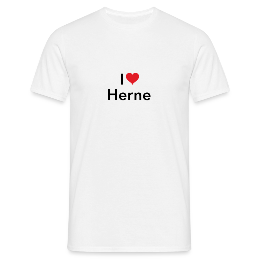 T-Shirt "I Love Herne" - white