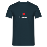T-Shirt "I Love Herne" Bright Edition - navy