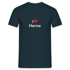 T-Shirt "I Love Herne" Bright Edition - navy
