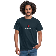 T-Shirt "I Love Herne" Bright Edition - navy