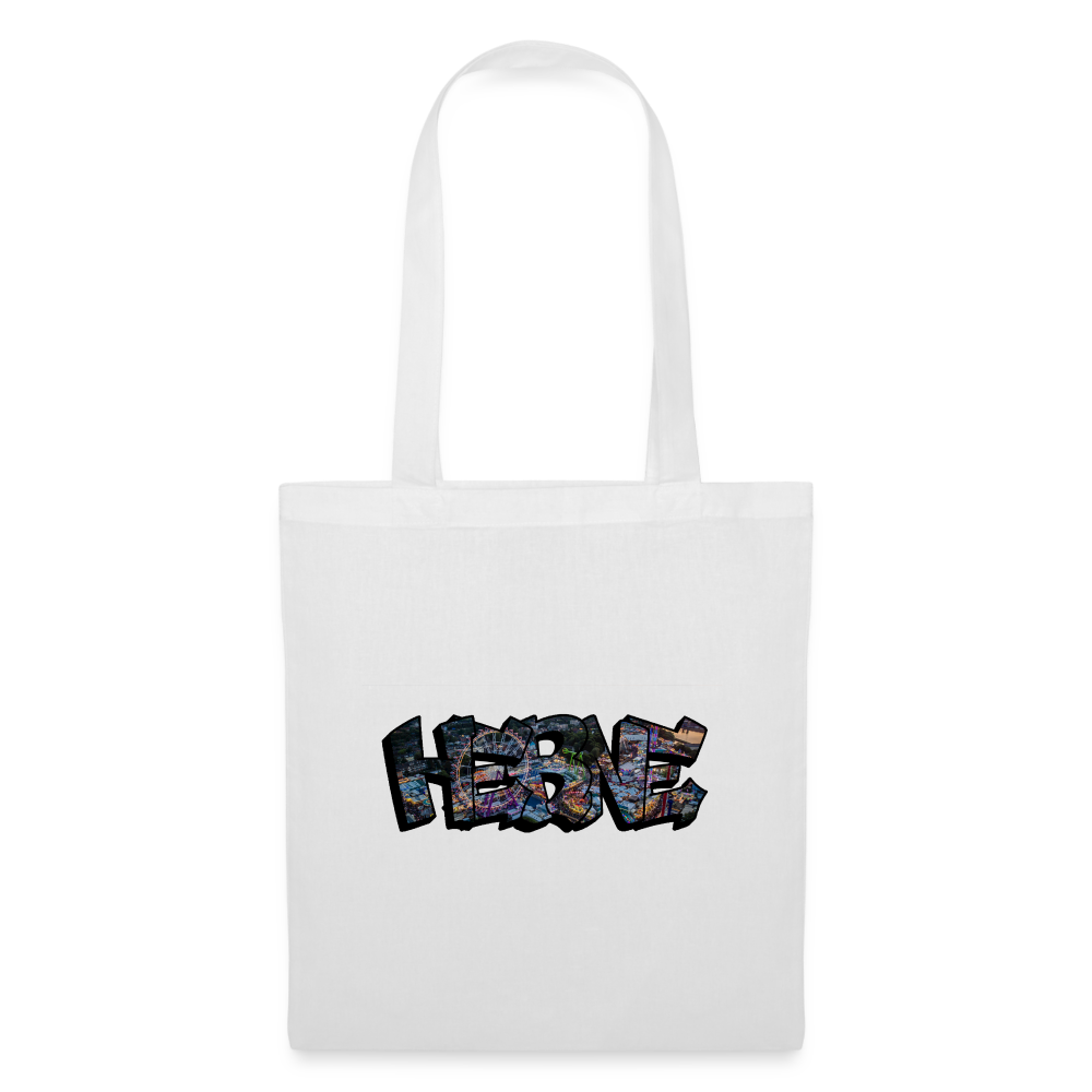 Tote Bag Herne "Kirmes Night" - white