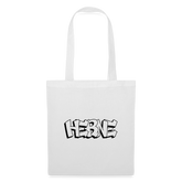 Tote Bag Herne "Graffiti" - white