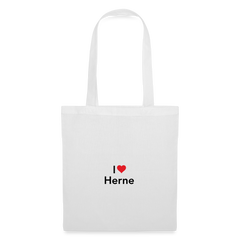 Tote Bag "I Love Herne" Bright Edition - white