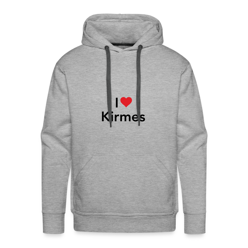 Hoodie "I Love Kirmes" Dark Edition - heather grey