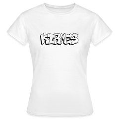 T-Shirt Ladies Kirmes "Graffiti" - white