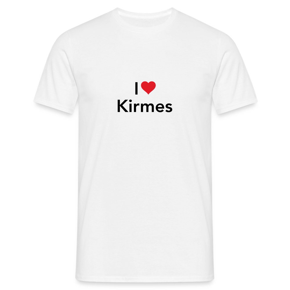T-Shirt "I Love Kirmes" - white