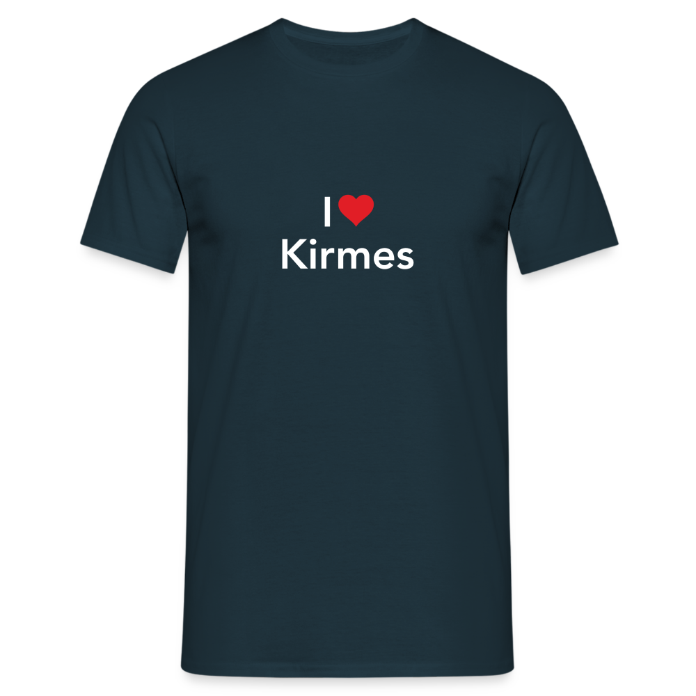 T-Shirt "I Love Kirmes" Bright Edition - navy
