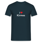 T-Shirt "I Love Kirmes" Bright Edition - navy
