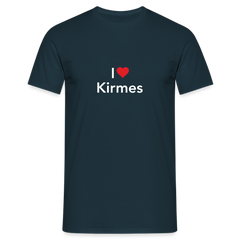 T-Shirt "I Love Kirmes" Bright Edition - navy