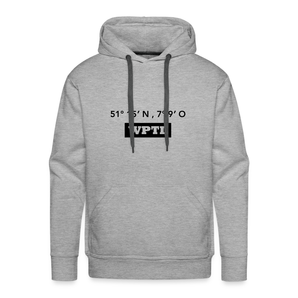 Hoodie WPTL "GPS" Dark Edition - heather grey